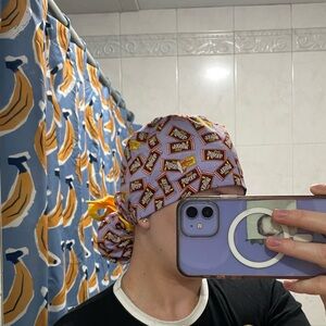 wonka ponytail scrub cap!
